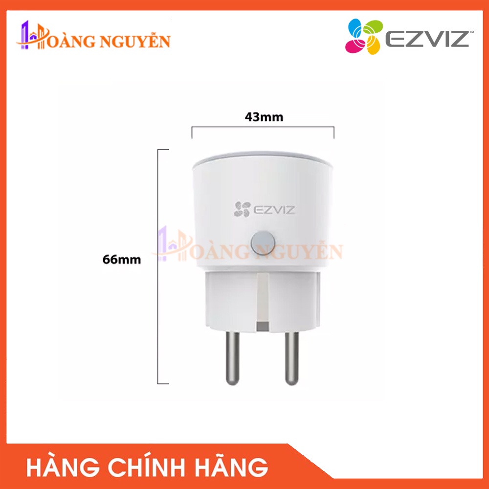 [NHÀ PHÂN PHỐI] Ổ Cắm Thông Minh EZVIZ T30B -Theo Dõi Tiêu Thụ Điện, Chống Cháy Nổ, Điều Khiển Thông Minh Từ Xa, Hẹn Giờ