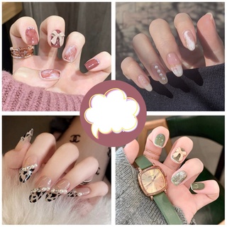 Móng giả Set 24 móng tay kèm chai keo dán