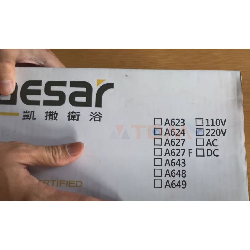 [chính hãng] Bộ xả cảm ứng CAESAR A624 Bồn Tiểu Nam