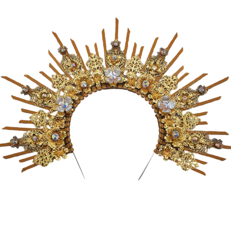 Băng Đô Cài Tóc Hóa Trang Thiên Thần Halo Mừng Năm Mới Cho Bé Gái