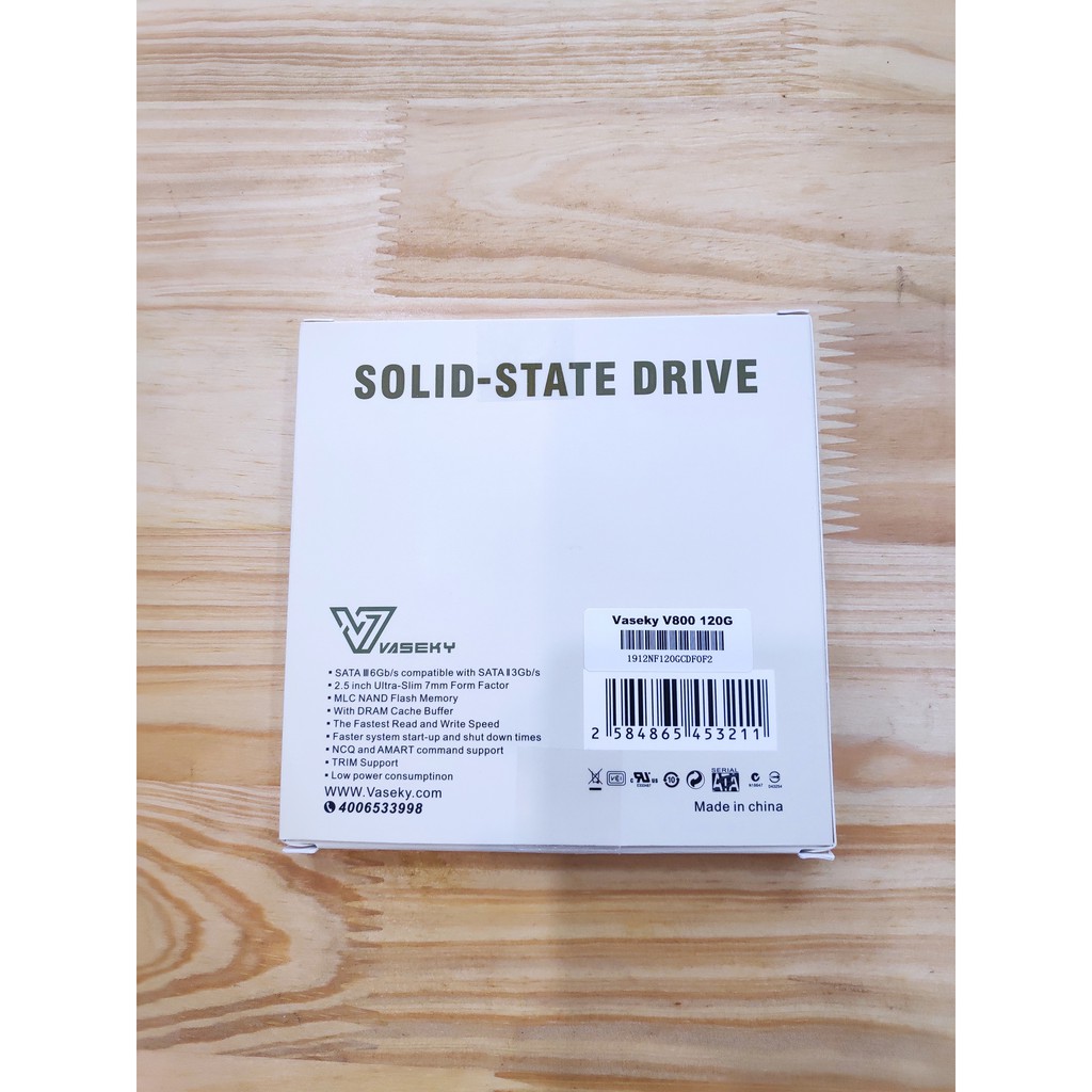 Ổ cứng SSD Vaseky V800 120GB mới hàng chính hãng