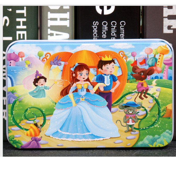 Tranh 60 Mảnh Hộp Thiếc/Đồ Chơi Xếp Hình Gỗ 60 Mảnh/Jigsaw Puzzle 60 Mảnh/Tranh Xếp Hình Cho Bé Từ 3 Tuổi