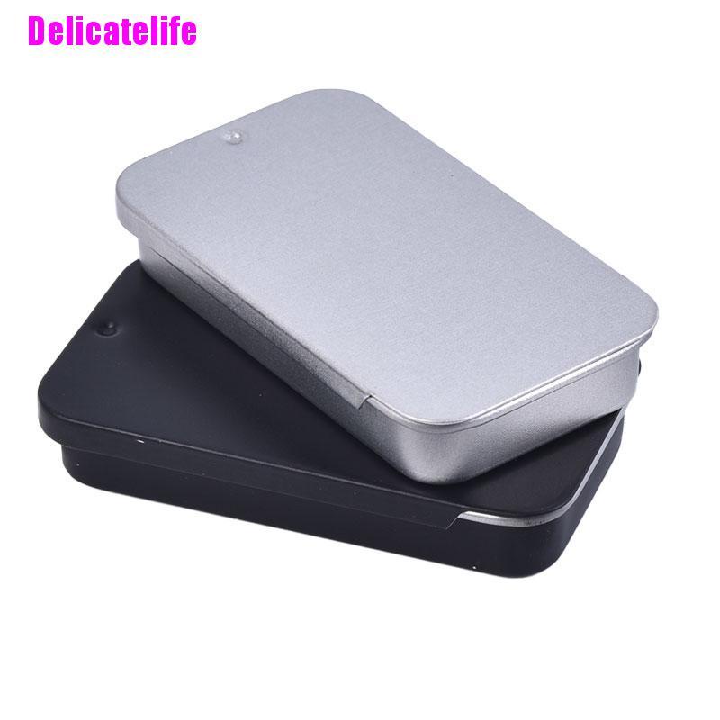 1 Hộp Thiếc Mini Có Nắp Trượt Đựng Đồ Cho Đám Cưới