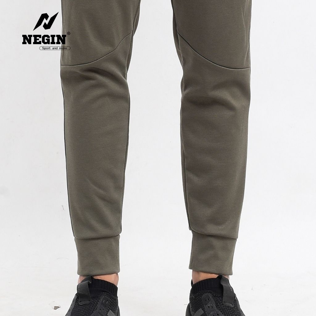 Quần Jogger Nam NEGIN Thiết Kế Ống Bo Cạp Chun Với Màu Sắc Trẻ Trung, Chất Vải Co Giãn Dày Dặn QMW_102