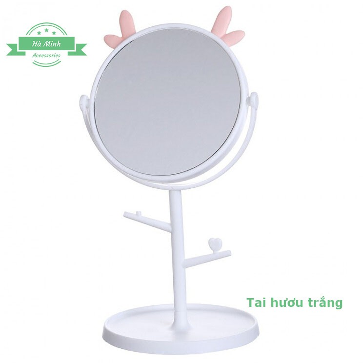 GƯƠNG TRANG ĐIỂM ĐỂ BÀN TAI MÈO 🎀