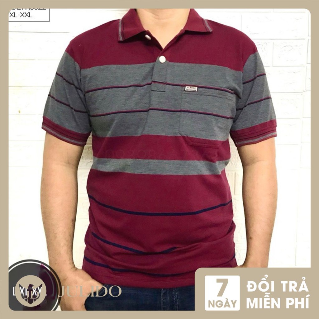 Áo polo thun nam trung niên có túi  cotton xuất xịn, from chuẩn, thanh lịch - nhiều màu- ÁO TRUNG NIÊN | BigBuy360 - bigbuy360.vn