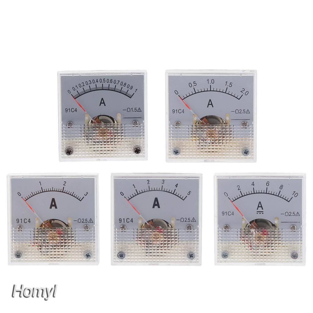 1 Bảng Đo Ampe Kế DC 0-1A / 2A / 3A / 5A / 10A