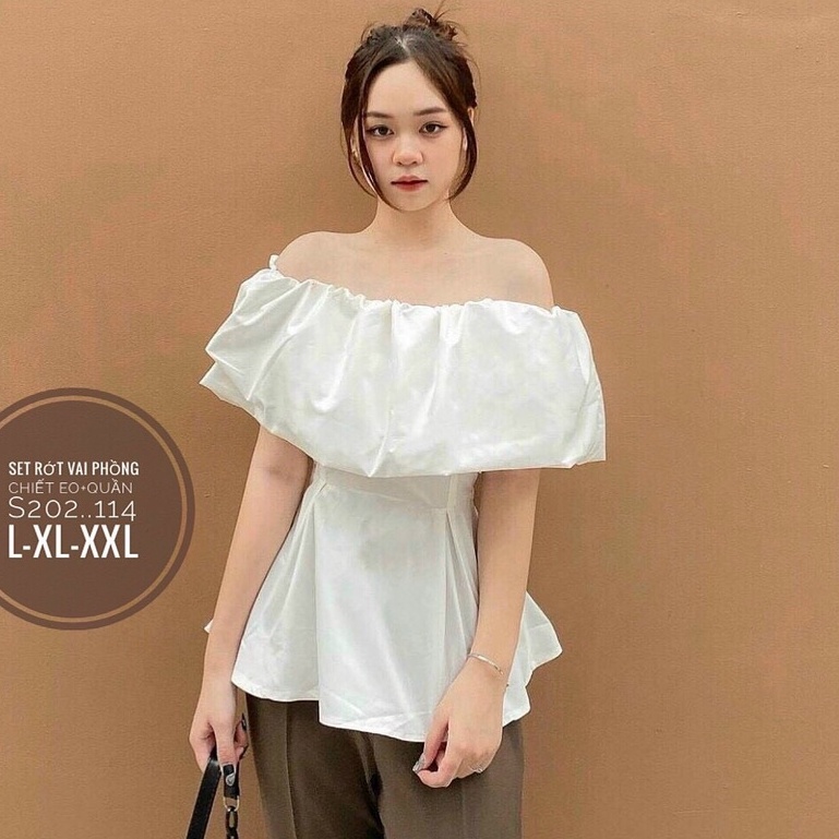 Set đồ dự tiệc bigsize  hack dáng đi chơi đi tiệc điều được size từ 55-85kg - BZ007