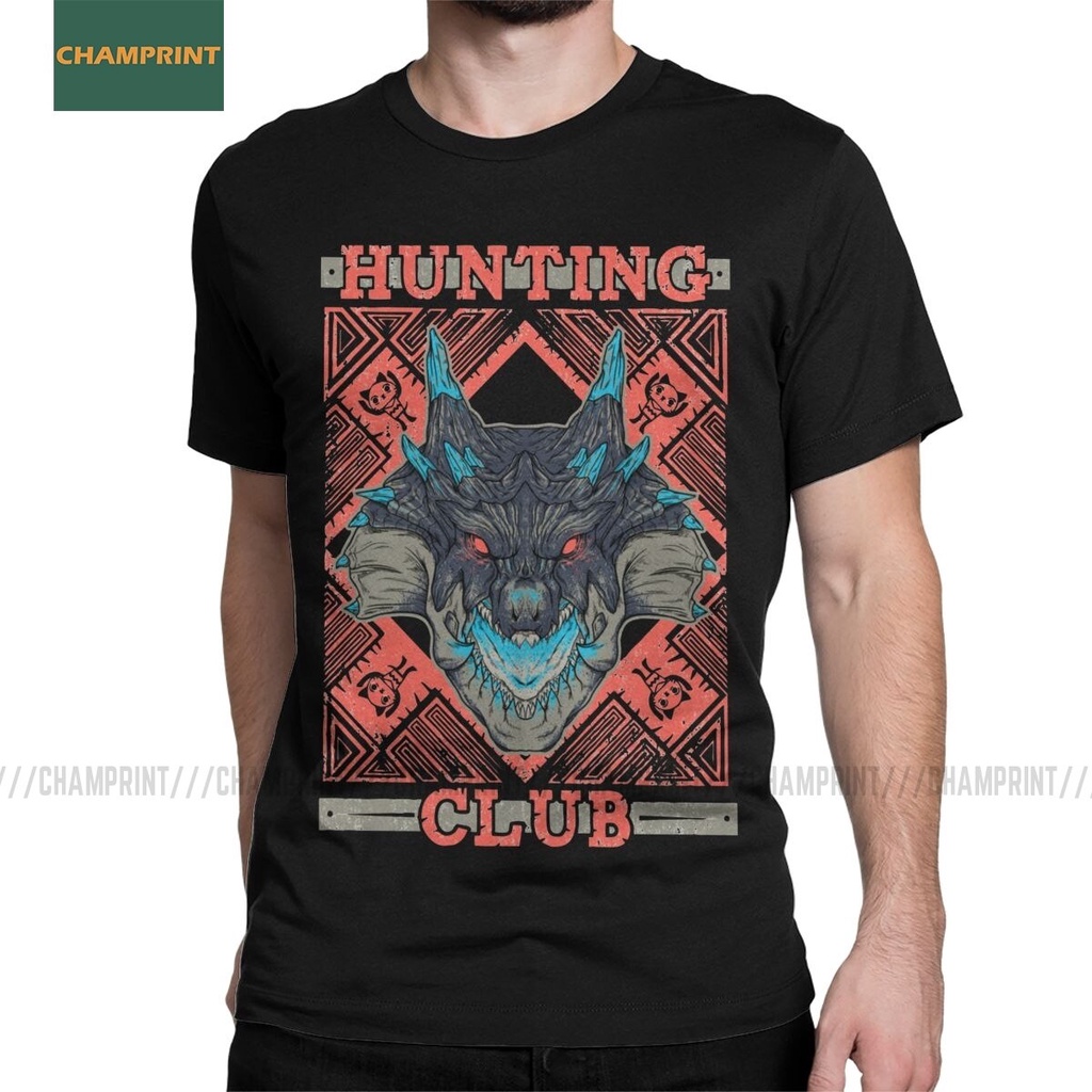 Nam Abyssal Lagiacrus Quái Vật Hunter Thế Giới Áo Rathian Rồng Săn Bắn MHW Trò Chơi Cotton Tay Ngắn 