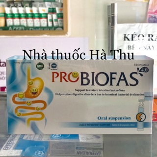 Men ống tiêu hoá- Probiofas ( bổ sung lợi khuẩn, giảm các triệu chứng đầy bụng, chậm tiêu)