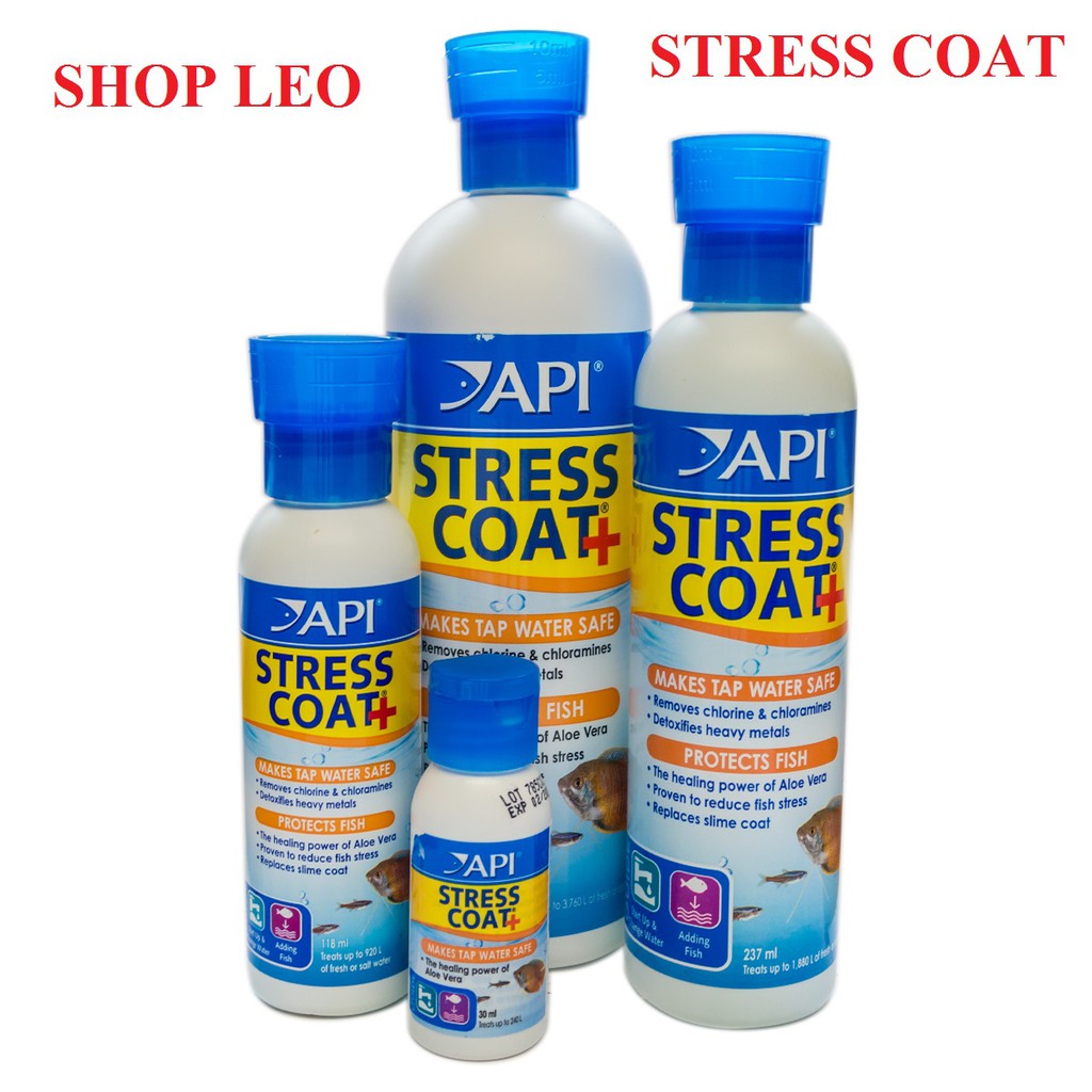 API STRESS COAT - THẦN DƯỢC DÀNH CHO CÁ CẢNH, CÁ RỒNG, KOI (HÀNG CHÍNH HÃNG)