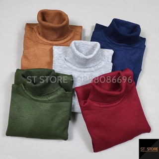 Áo len nam cổ lọ, Chất len mịn dày dặn form ôm dễ mặc ST STORE