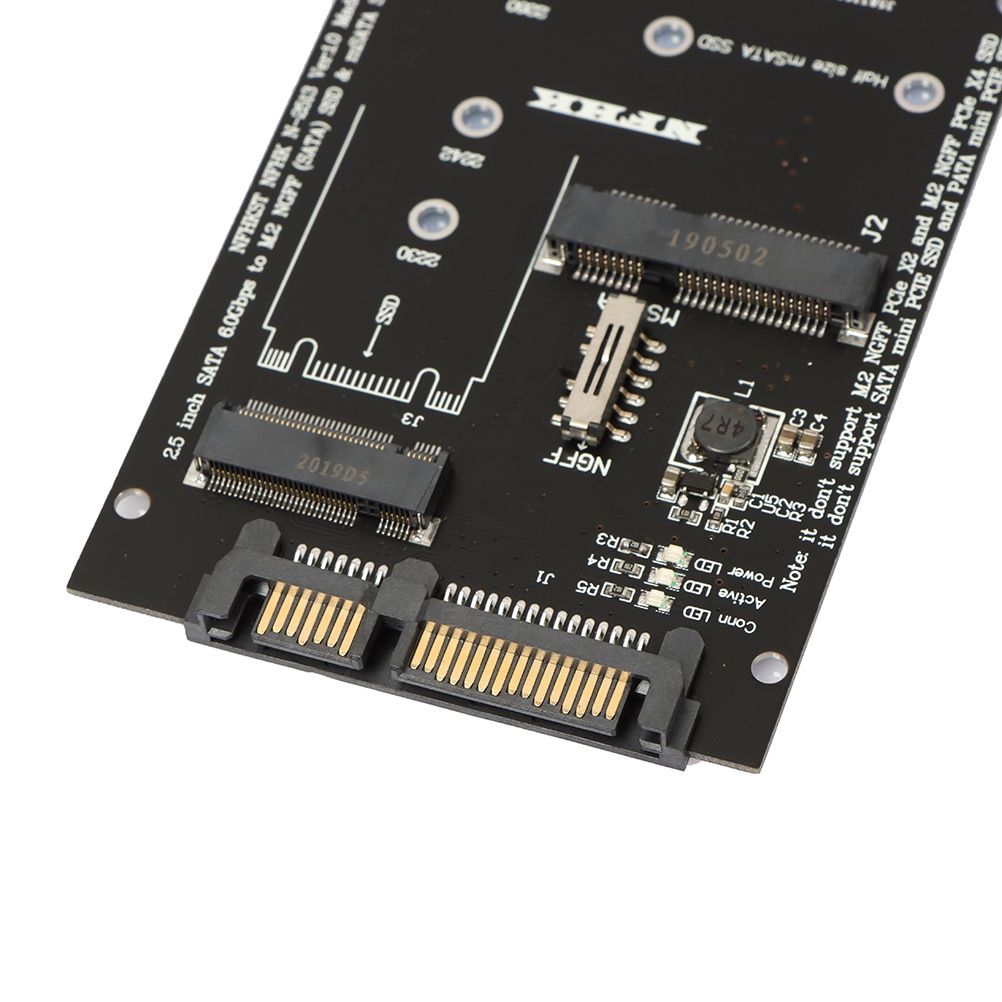 Thẻ Chuyển Đổi M.2 Ngff Msata Ssd Sang Sata 3.0 2 Trong 1 Cho Laptop