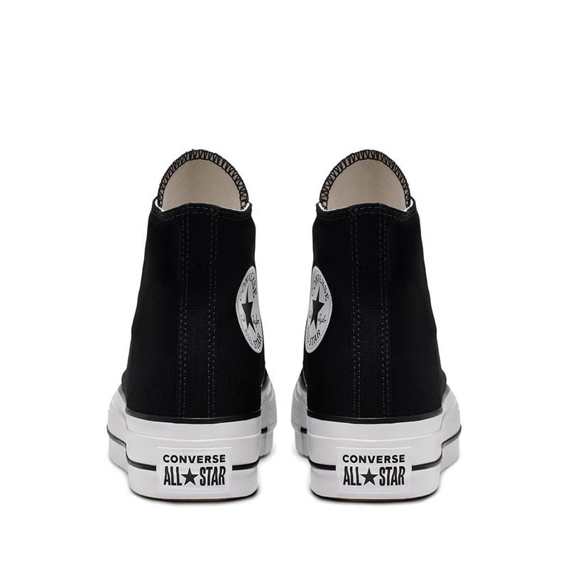 Giày Converse Women's Chuck Taylor All Star Platform Canvas Sneakers - Black/White/White