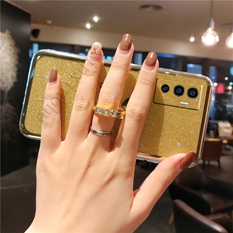 Điện Thoại Ốp Lưng Kim Tuyến Lấp Lánh Cho vivo v23e vivo v23e