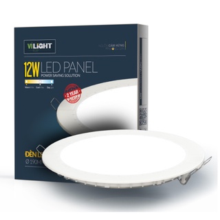 Đèn led downlight âm trần siêu mỏng 12w vi-light vlepn12bt1 / vilight eco