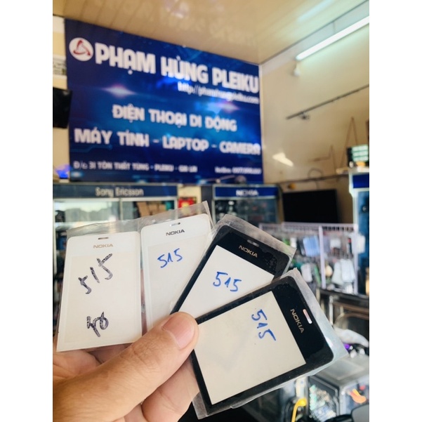 Mặt kính nokia 515 sẵn keo