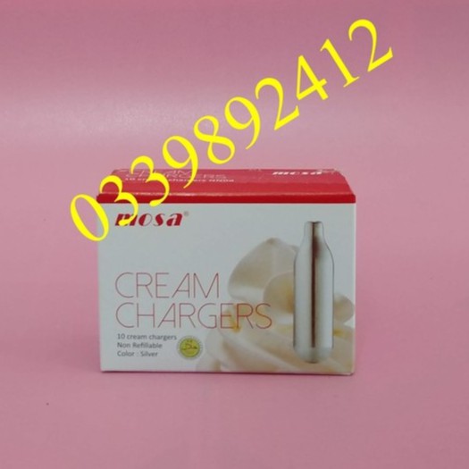 GAS N2O MOSA DÙNG CHO BÌNH XỊT KEM TƯƠI – HỘP 10 VIÊN