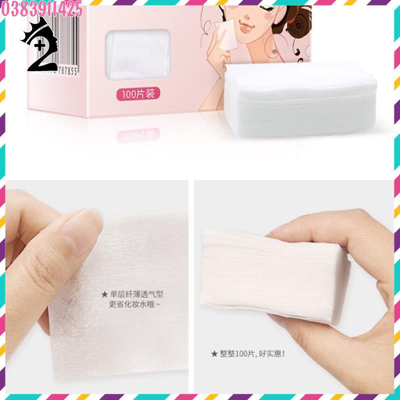 Bông tẩy trang hộp 100 miếng Cotton Puff Bioaqua TPP | BigBuy360 - bigbuy360.vn