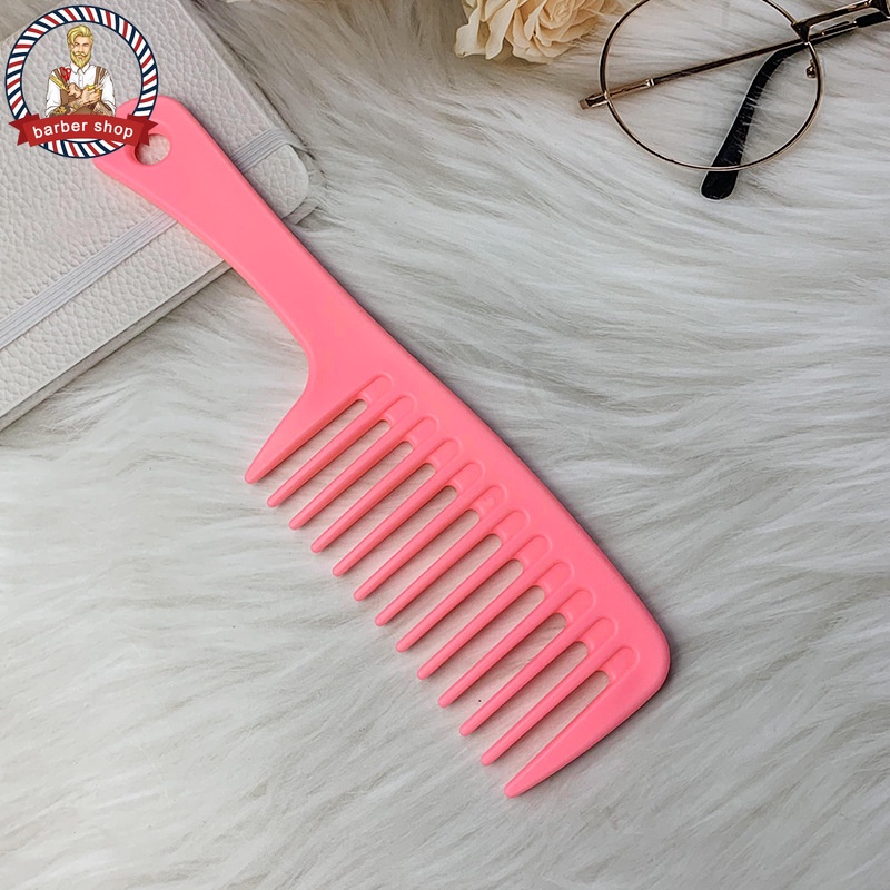 Lược Răng Thưa 4 Màu Sắc Tùy Chọn Phong Cách Hàn Quốc Cho Nữ