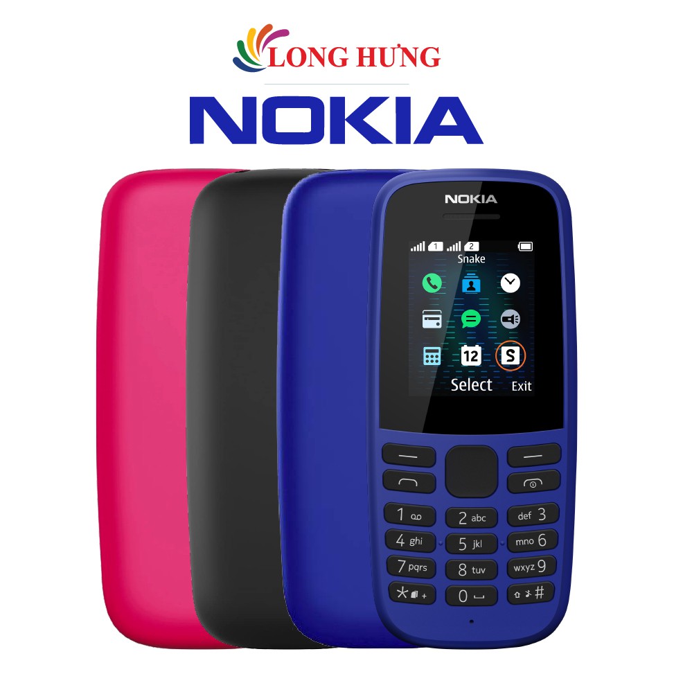 Điện thoại Nokia 105 Single Sim 2019 - Hàng chính hãng