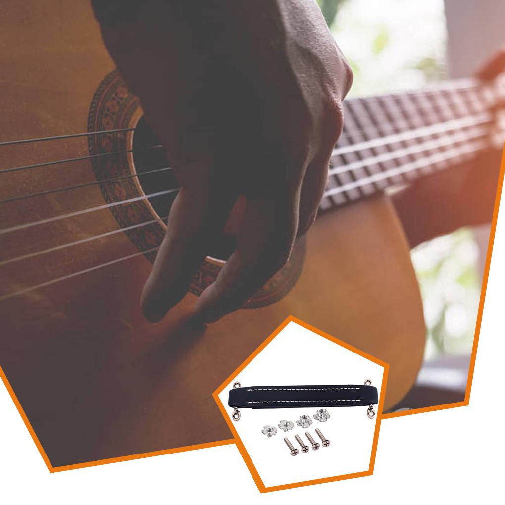 Tay Cầm Khuếch Đại Đàn Guitar Bằng Da Dây Kim Loại Chống Mài Mòn