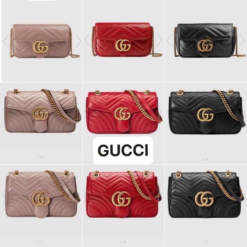 Túi Guccj Marmont Full 3 Size