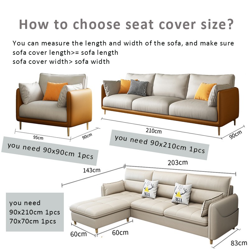 Vỏ Bọc Đệm Ghế sofa Chống Trượt Thiết Kế Đơn Giản Hiện Đại Phong Cách Bắc Âu