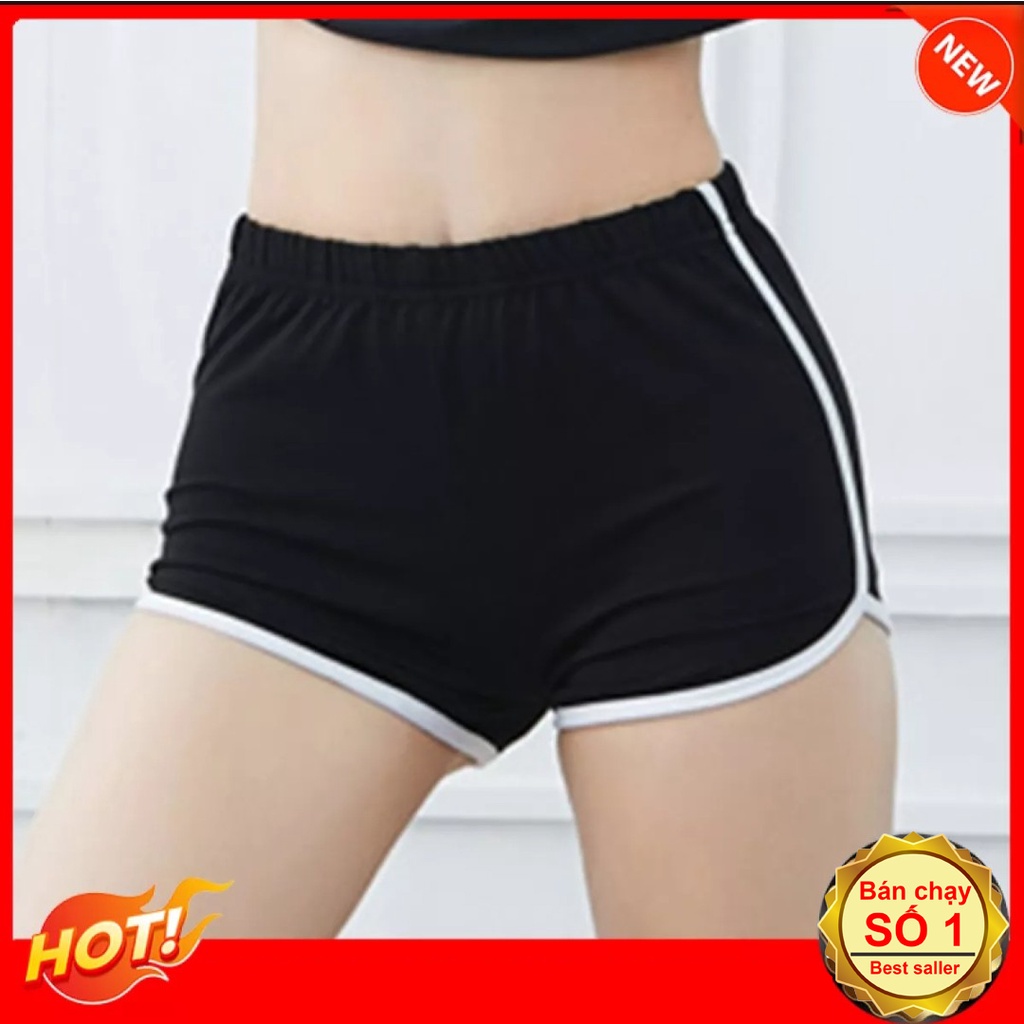 Quần short đùi nữ vải mềm mịn co giãn tốt mặc mát thoải mái | BigBuy360 - bigbuy360.vn