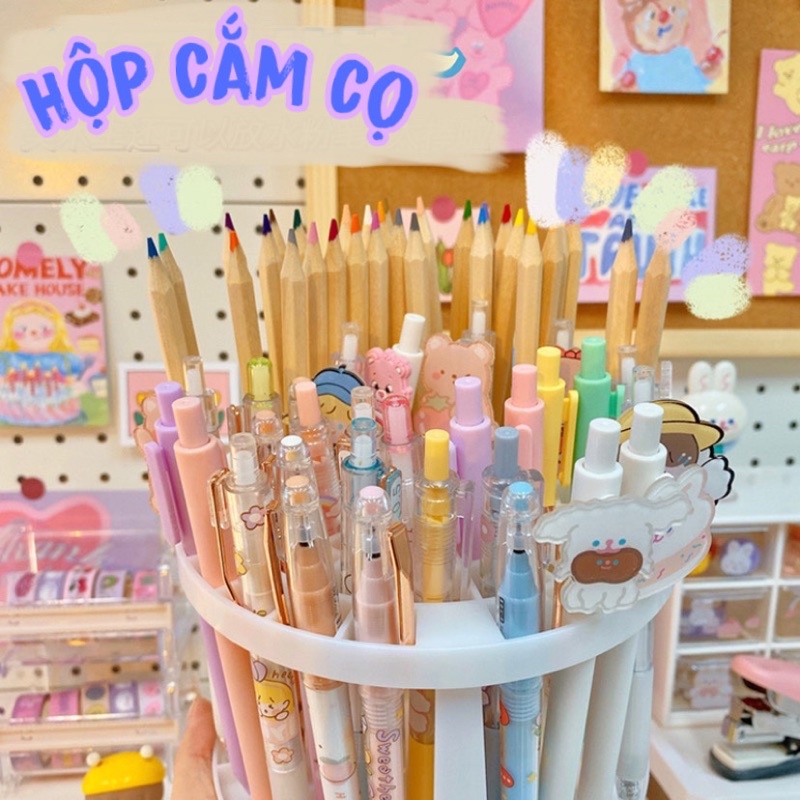 Dụng cụ để bàn,Giá Đựng Bút, Cọ Vẽ, Cọ Trang Điểm, Giá Phơi Cọ Tiện Lợi