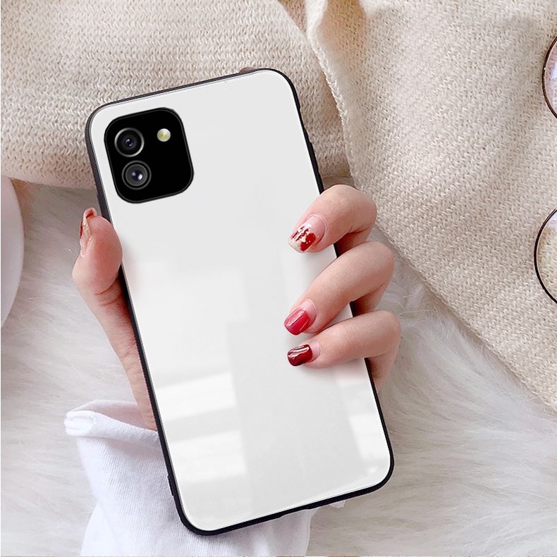 Ốp Lưng SAMSUNG GALAXY A03 Mặt kính gương sáng bóng cao cấp