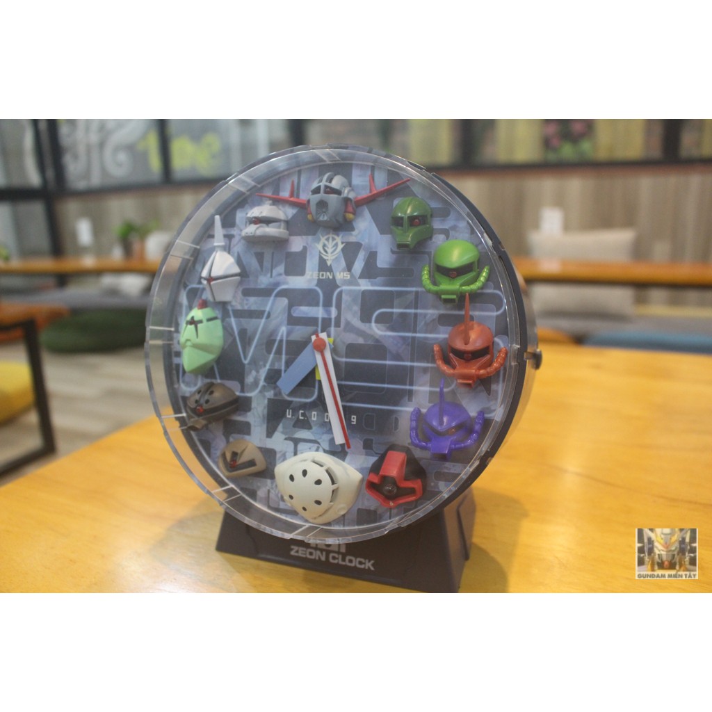 Mô hình Đồng hồ báo thức Gundam 3D Clock Zeon Clock