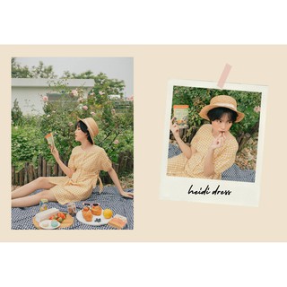 Váy kẻ caro Heidi Bleubird