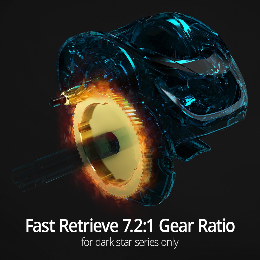 Cuộn dây câu cá KASTKING Crixus 7 + 1BBS 8kg sức kéo tối đa 206g chất lượng cao