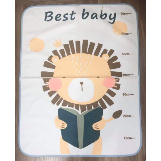 Lót chống thấm BEST BABY kết hợp thước đo chiều cao cho bé