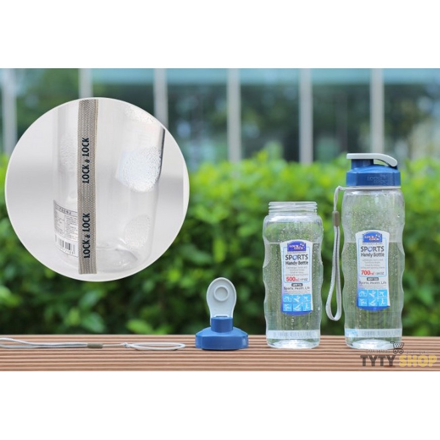 Bình nước , bình nhựa thể thao Lock&Lock Handy Bottle 500ml ABF721 và 700ml ABF722