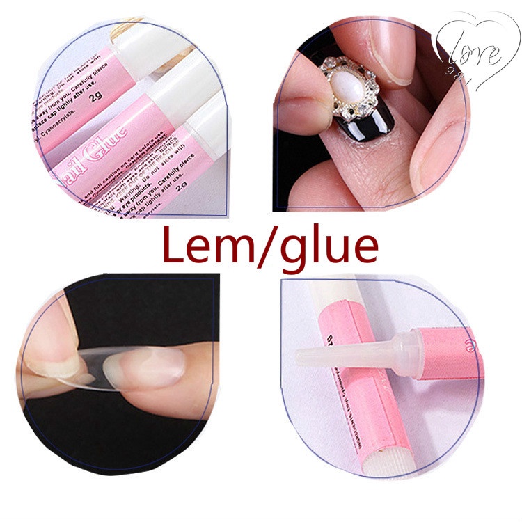 Keo Dán Móng Tay Giả Chống Nước Tiện Dụng