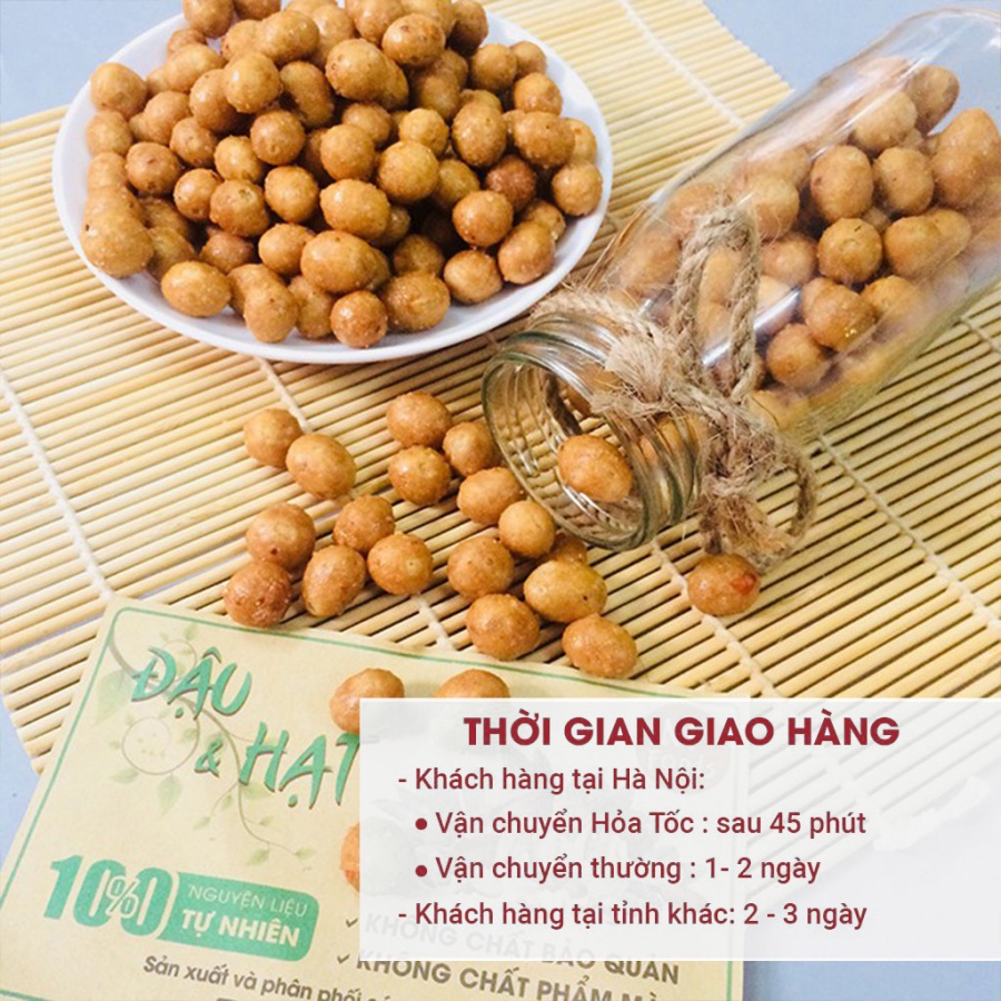 Đậu phộng da cá tỏi ớt 500G KIKIFOOD vừa ngon vừa rẻ, đồ ăn vặt Việt Nam an toàn vệ sinh thực phẩm