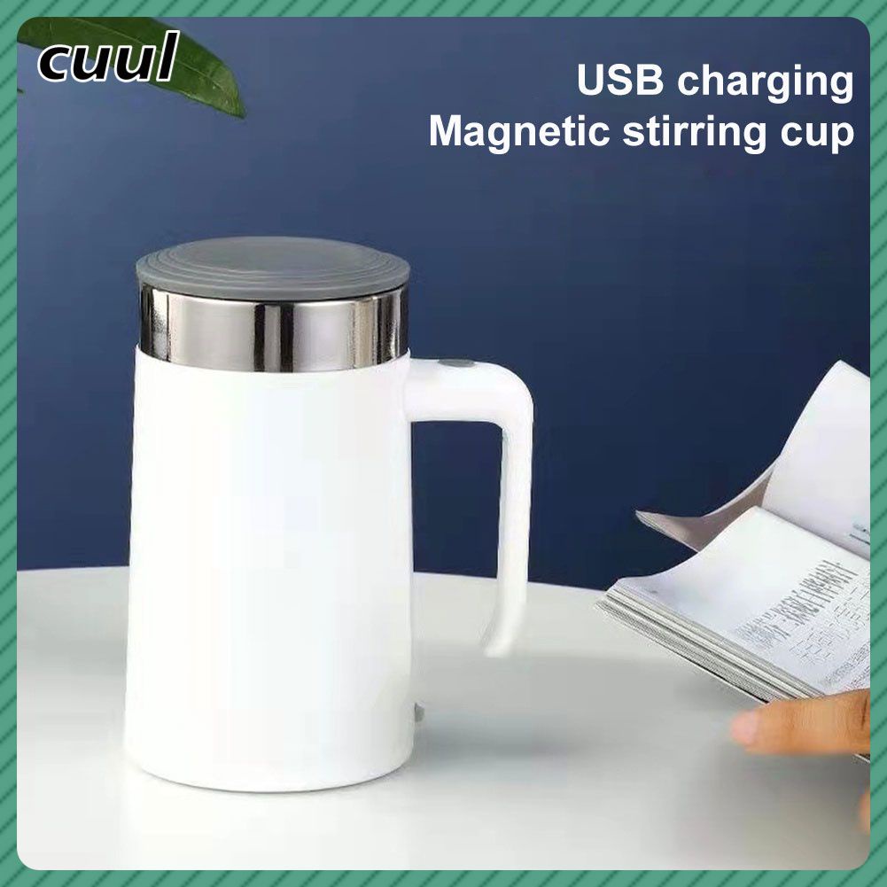 Còn Hàng 450Ml Usb Sạc Tự Động Tự Động Có Từ Tính Cốc Sáng Tạo Thép Không Gỉ 304 Cà Phê Thông Minh Sữa Trộn Khuấy Đều cốc Xay Sinh Tố Tặng Cá Tuyết