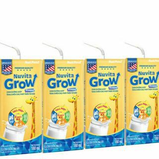 Combo 2 dây Sữa Nuvita Grow Diamond pha sẵn 180ml