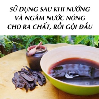 [Túi lớn loại 500gram] Trái bồ kết sấy khô - Tấn Phát - Đen tóc mượt da