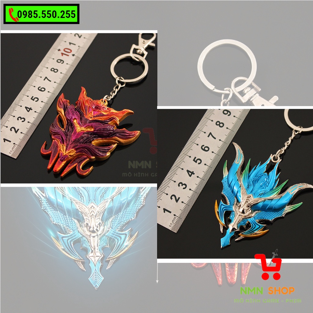 Mô hình phim Đấu La Đại Lục - Hồn cốt của Đại Minh, Nhị Minh 7cm