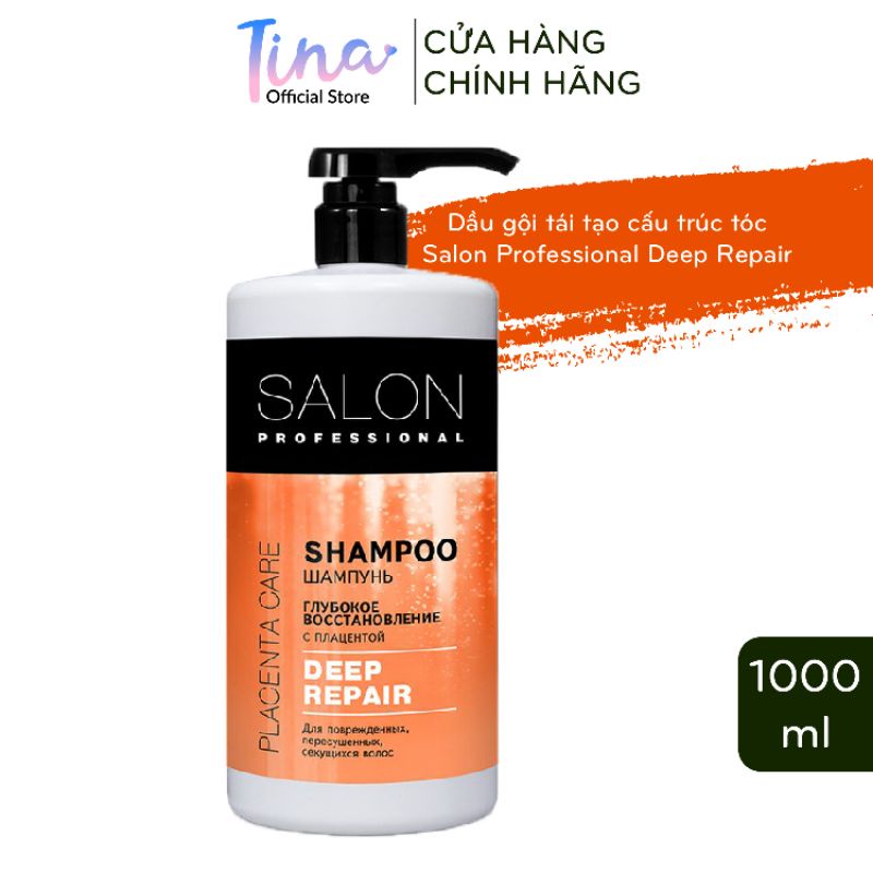 Dầu Gội Phục Hồi Sâu Deep Repair Salon Professional 1000ml - Nhập khẩu chính hãng - TN105