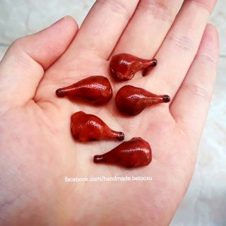 Đồ chơi miniature 1:12_ Đùi vịt quay