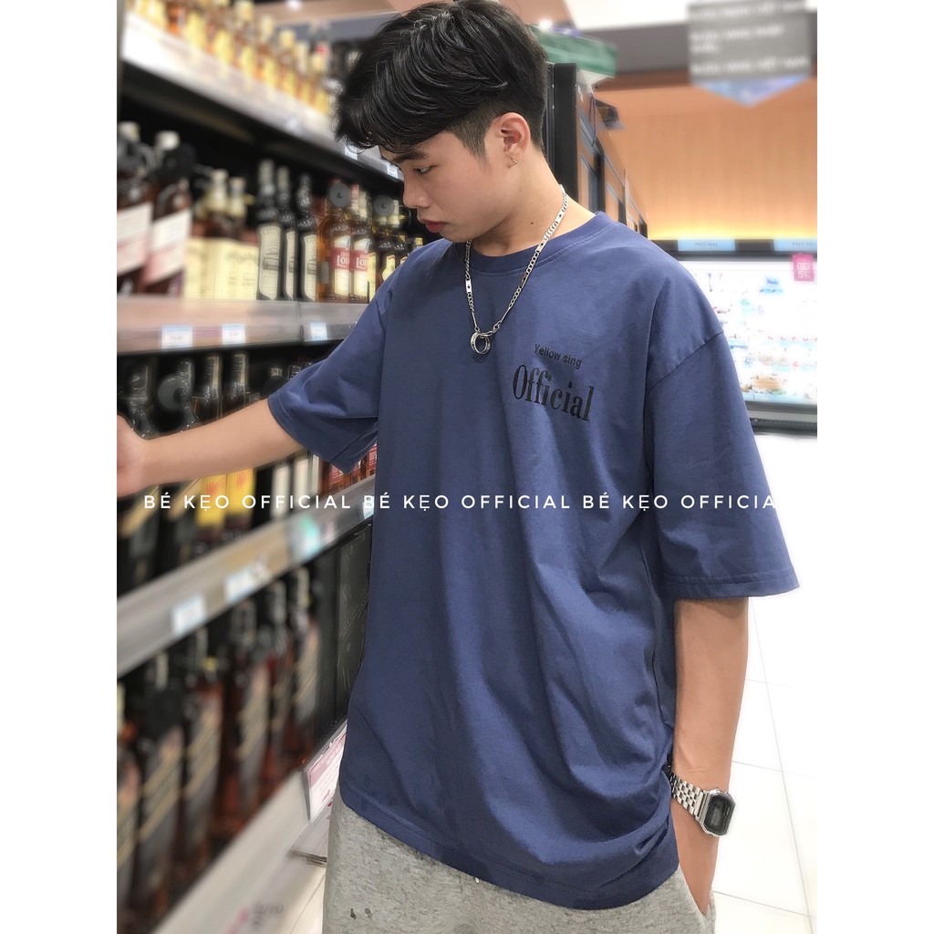 [ẢNH THẬT] Áo thun, áo phông unisex form rộng cotton nam nữ Yellow Sing