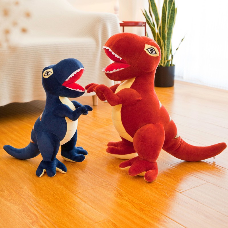 Gấu bông hình khủnh long làm quà tặng cho bé siêu đáng yêu , Gối ôm khủng long cho bé nhiều kích thước mẫu mẫu mới 2023