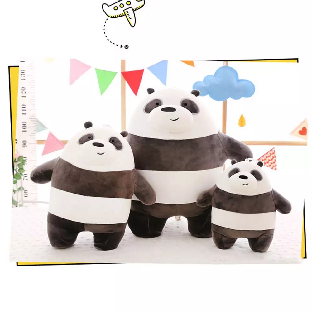 Gấu bông Ice Bear Grizzly Panda dễ thương, chất lượng cao, mềm mại