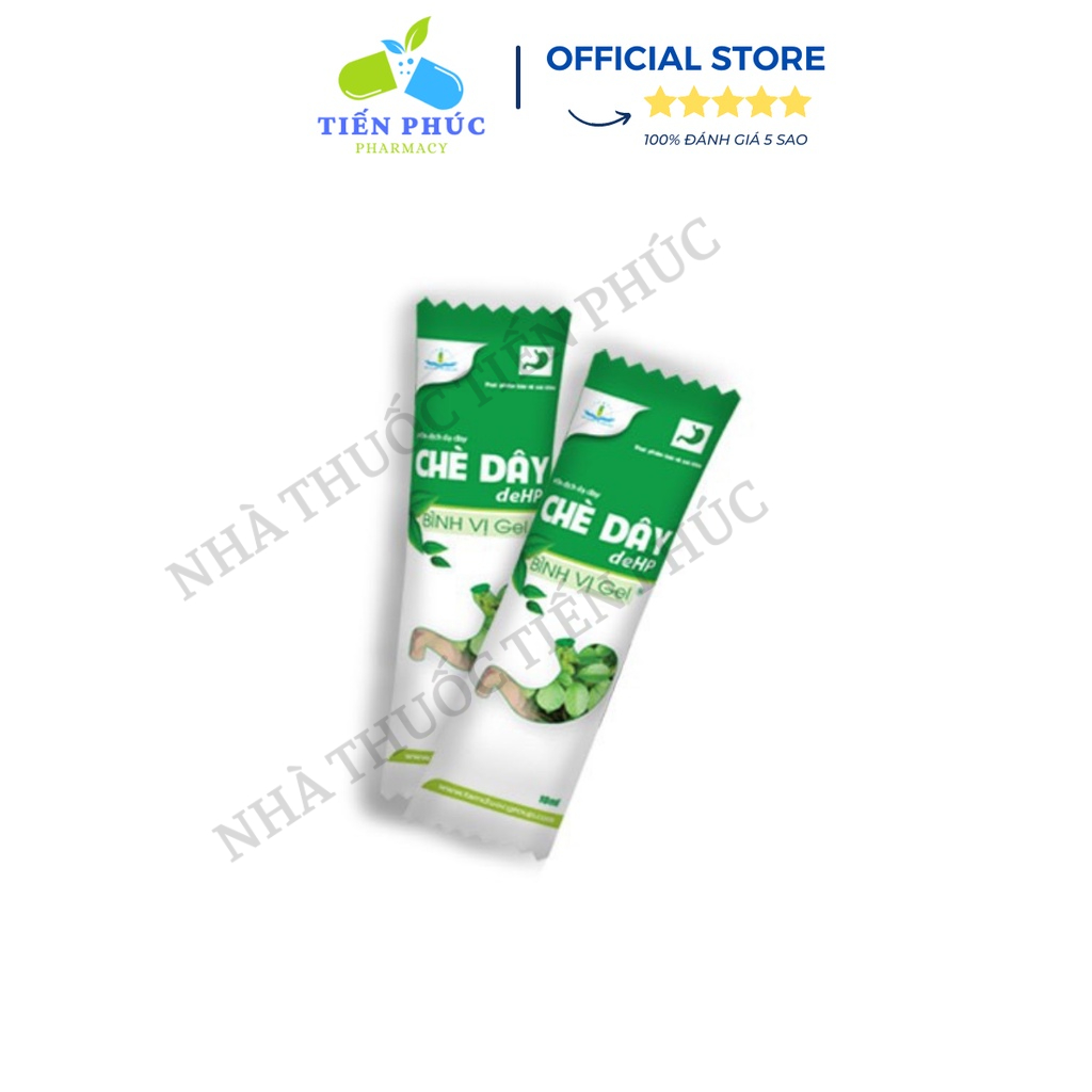Chè dây DEHP bình vị Gel - Hỗ trợ giảm viêm loét dạ dày do xoắn khuẩn HP Hộp 20 gói, 30 gói