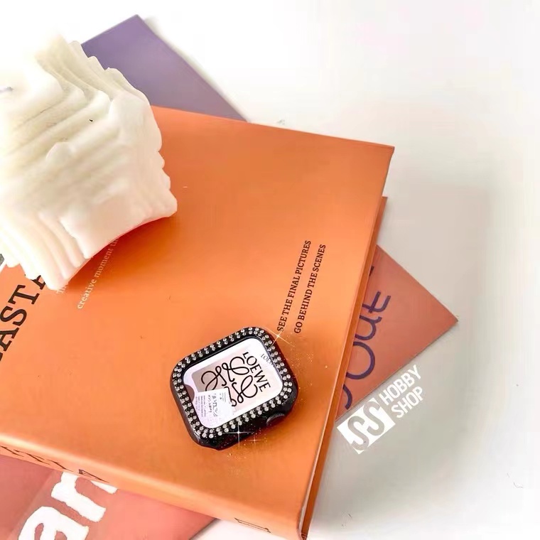 Ốp Bảo Vệ Mặt Đồng Hồ Đính Kim Cương Cho Apple Watch Series 7 6 SE 5 4 3 2 38MM 42MM 41mm 45mm 40MM 44MM