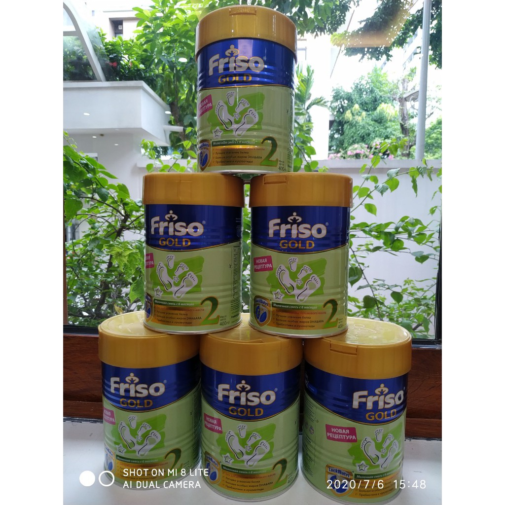 Sữa Friso Gold Nga số 1,2,3 Hộp 400g - HÀNG CHUẨN - GIÁ TỐT (Ảnh chụp thật)